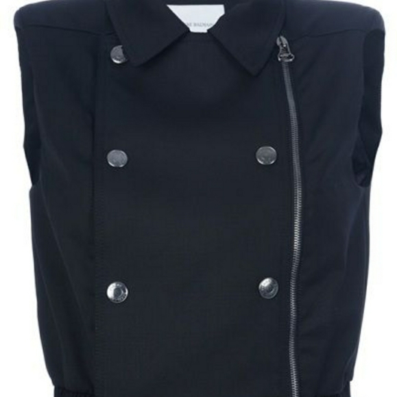 | Pierre Balmain | Cropped Double Breasted Gilet - Picture 4 of 7